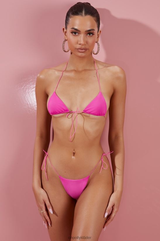 mörkrosa Oh Polly kvinnor bra kemi mikro triangel bikini topp Z84F2T940 badkläder