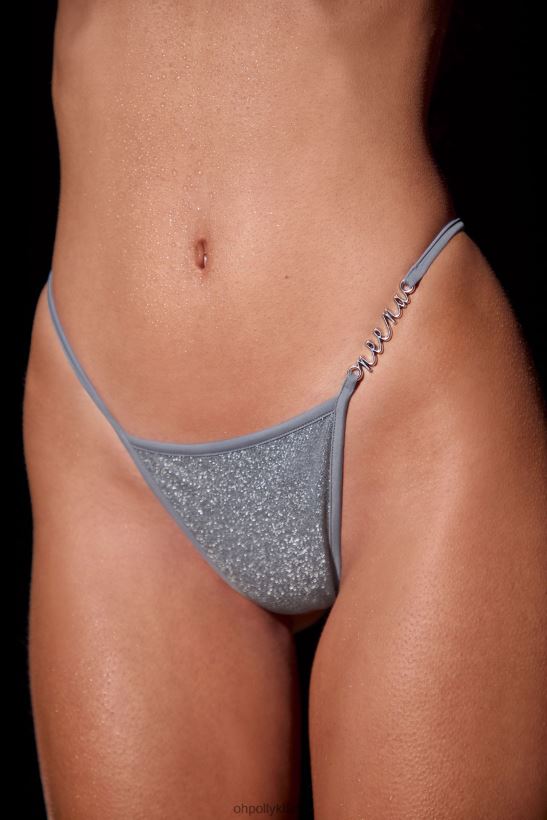 blå Oh Polly kvinnor bikinitrosor i tayen triangel Z84F2T875 badkläder