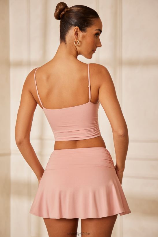 rosa Oh Polly kvinnor cuore ruched micro mini skort Z84F2T780 kjolar
