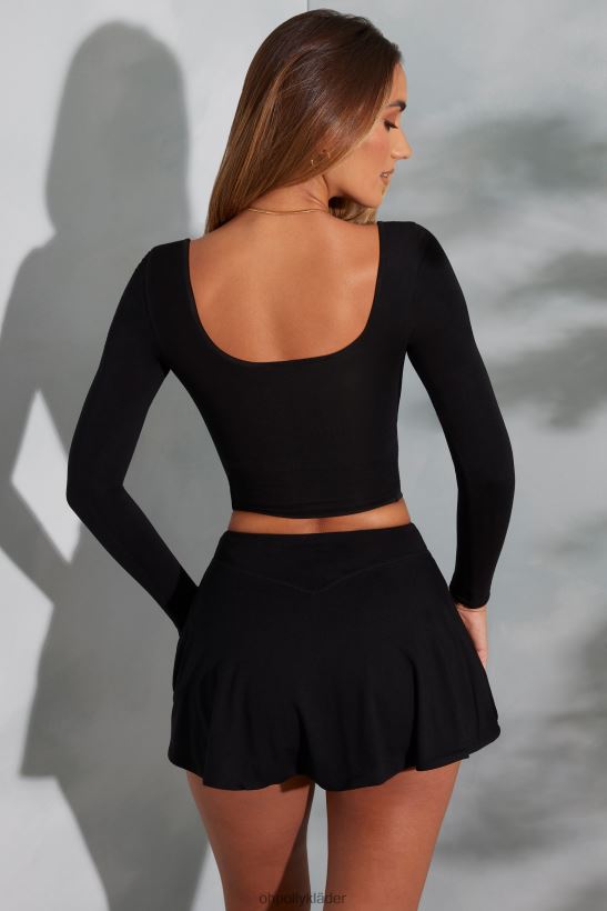 svart Oh Polly kvinnor mia mini skort Z84F2T761 kjolar