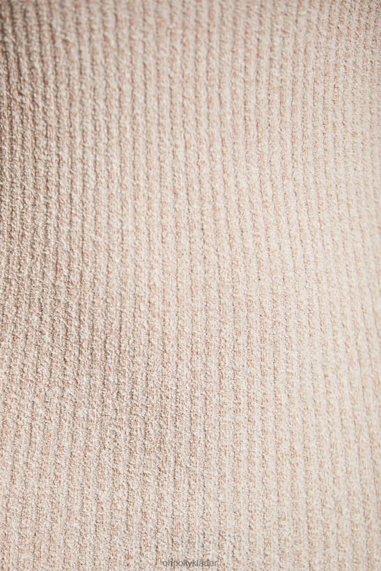 beige Oh Polly kvinnor nyssa kall axel långärmad miniklänning Z84F2T102 klänningar