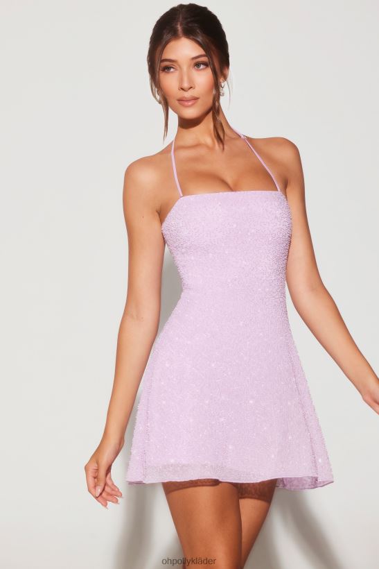 lila Oh Polly kvinnor salerno utsmyckad multi wear a-line miniklänning Z84F2T9 klänningar