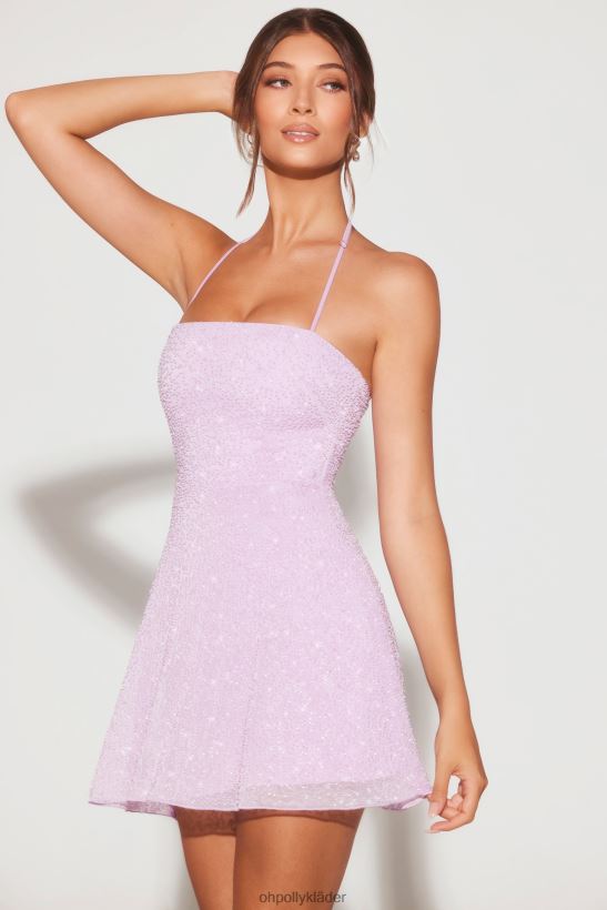 lila Oh Polly kvinnor salerno utsmyckad multi wear a-line miniklänning Z84F2T9 klänningar