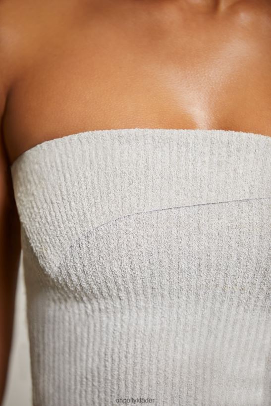 grå Oh Polly kvinnor oran överlappande bandeau crop top Z84F2T618 samling
