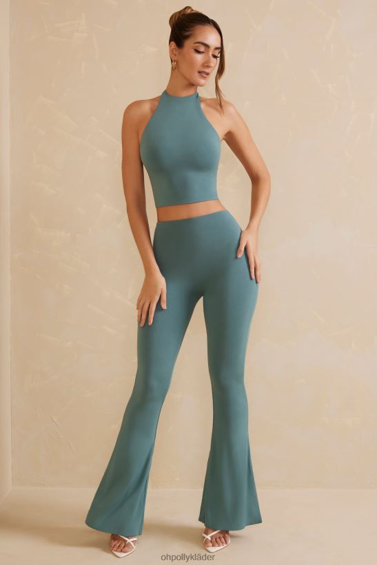 kricka Oh Polly kvinnor elsea halter neck crop top Z84F2T718 samling