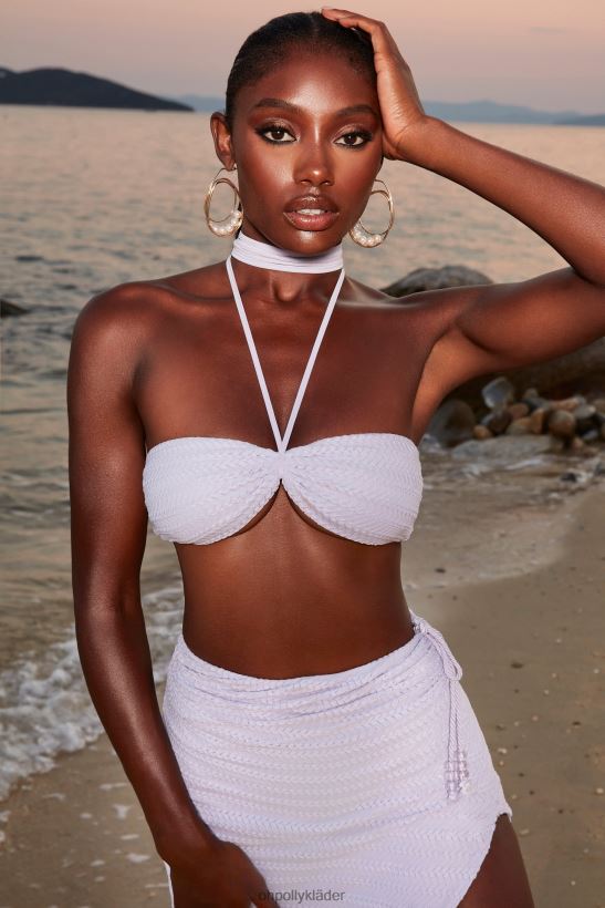 lila Oh Polly kvinnor gyllene glöd halter neck virkad crop top Z84F2T691 samling
