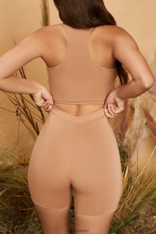 mocka Oh Polly kvinnor ljus och fyrkantig crop top med fyrkantig hals Z84F2T695 samling