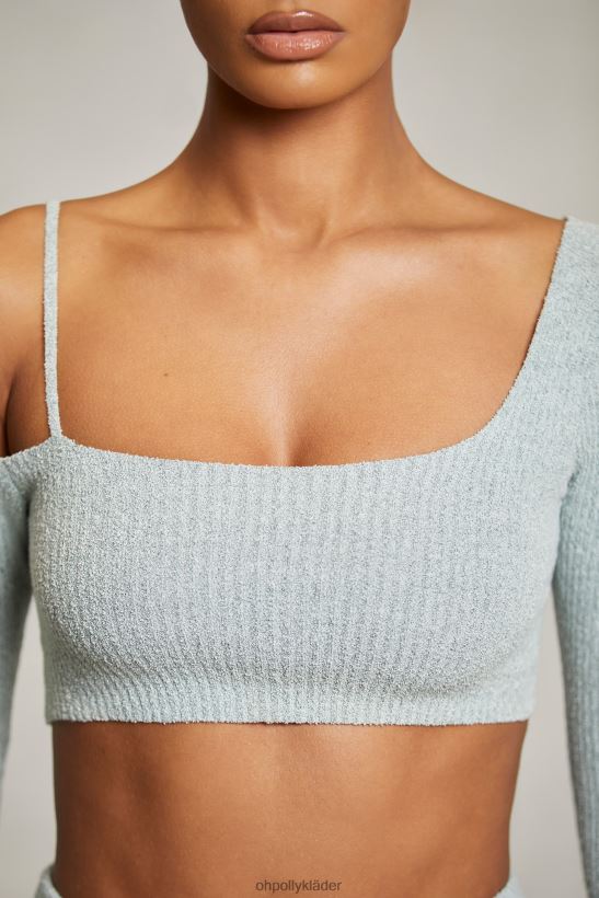 mynta Oh Polly kvinnor dagny asymmetrisk långärmad crop top Z84F2T617 samling