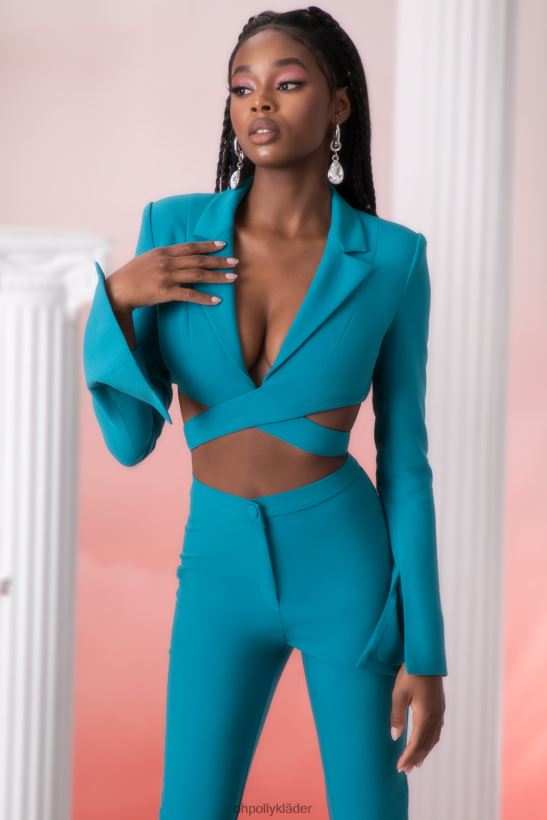 kricka Oh Polly kvinnor meraki cropped blazer Z84F2T682 samling